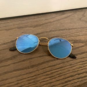 Blue Ray Bans Unisex Sunglasses